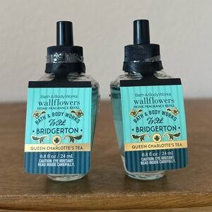 X2 Bath & Body Works Bridgerton Queen Charlotte's Tea wallflower scent refills